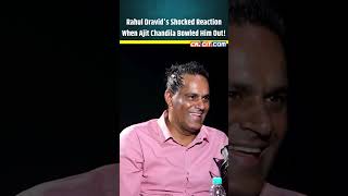 Rahul Dravids Shocking Reaction When Ajit Chandila Bowled Him Out [upl. by Naiva]