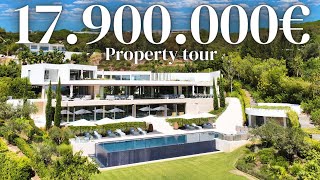 Showcasing an Ultra Modern 17900000€ Architectural Masterpiece in Sotogrande Spain  Simply Epic [upl. by Ennirak687]