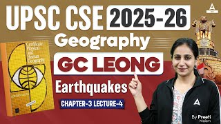 UPSC CSE 2025  Volcanism and Earthquakes GC Leong  Geography  By Preeti Maam [upl. by Ellehcan308]