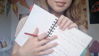 ASMR positive affirmations for you ☆ lofi writing tapping soft spoken ☆ [upl. by Secnarfyram]