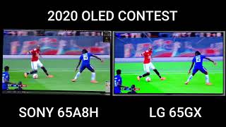 SONY OLED 65A8H vs LG OLED 65GX [upl. by Odell274]