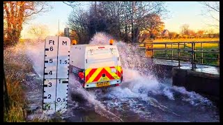 Trescott Ford FLOOD l  Cars vs water compilation  25 [upl. by Scully]