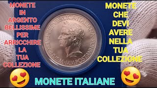 MONETE ITALIANEBIMILLENARIO DELLA MORTE DI PUBLIO VIRGILIO MARONE 500 LIRE IN ARGENTO QUANTO VALE [upl. by Anela]