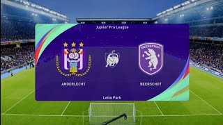 SC Anderlecht vs Beerschot VA  PES 21 Jupiler Pro League Live Gameplay [upl. by Einnep]