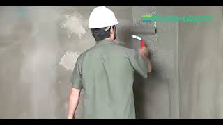 Two part powder cement and high polymer mixed waterproofing coating for wall and floor [upl. by Ranchod]