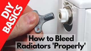 How to Bleed Radiators Properly [upl. by Sparke]