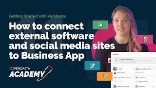 Connect your external software tools and social media sites  Vendasta Tutorial  Vendasta Academy [upl. by Kartis]