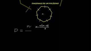 DIAGONAIS DE UM POLÍGONO geometria diagonais [upl. by Papagena678]