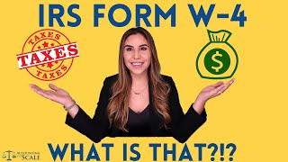 IRS Form W4 Explained [upl. by Niknar]