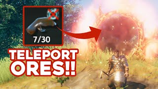 How to TELEPORT ORES amp METALS EASILY In VALHEIM [upl. by Dionne]