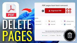 How to Delete Pages from PDF File Without Acrobat  Full Guide [upl. by Honeyman]