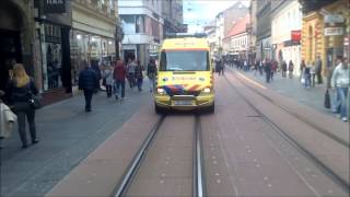 ZAGREB TRAM  Linie 1 Zapadni kolodvor  Borongaj Teil 12 [upl. by Ellehsat]