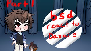 bsd react to Dazai Osamu  part 12  skk  🇺🇸 [upl. by Rodablas]