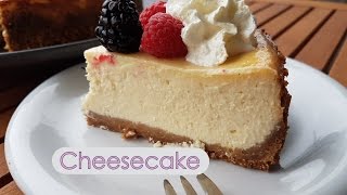 Tarta de queso al horno  Cheesecake estilo New York  Facil  Paso a paso [upl. by Nertie]