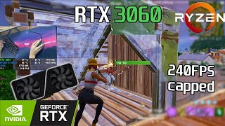 🚀 RTX 3060  Ryzen 5 5600X · Can 240fps stable · Fortnite CHAPTER 5 · COMPETITIVE SETTINGS [upl. by Airdni619]