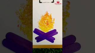 Easy foil painting art and craft for kids 🔥 [upl. by Arihas]