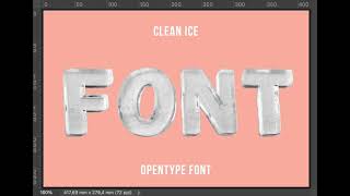 Clean Ice Font [upl. by Floria998]