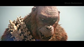 Godzilla X Kong The New Empire Godzilla King Kong amp Shimo Vs Skar King 2024 Final Fight Scene 4K [upl. by Nalahs551]