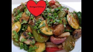 FRIED STIR FRY VEGETABLES AIR FRYER [upl. by Nwahsuq]