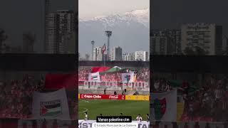 BARRA LOS BAISANOS 🇵🇸 PALESTINO HOY VS U DE CHILE ESTADIO MUNICIPAL DE LA CISTERNA COPA CHILE 2024 [upl. by Patsis]