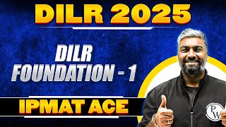 DILR Foundation 01  IPMAT 2025 Preparation [upl. by Rida425]