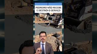 🔵 PEDREIRO quebra tudo que fez por não receber engenhariacivil obracivil reforma construcao [upl. by Kape]