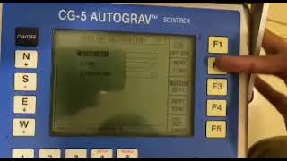 CG5 Autograv data acquisition and settings  Scintrex [upl. by Azne]