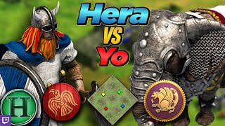 Vikings vs Persians  1v1 Arabia  vs Yo  AoE2 [upl. by Olegnad]