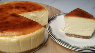 Famous New York Cheesecake Secret Recipe  How to Make The BEST NEW YORK CHEESECAKE no sour cream [upl. by Aneertak825]