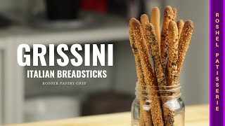 Grissini Italian Breadsticks  Kosher Pastry Chef [upl. by Iveson]