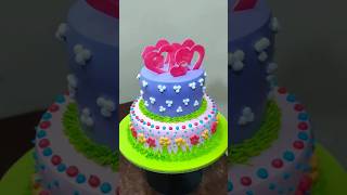 Step Cake Design Birthday Chocolate Cake cakedesign youtube shorts trending ytshorts cake [upl. by Noirod]