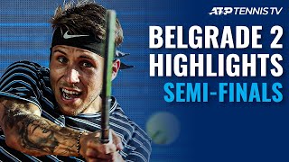 Djokovic Delbonis Lead Final Four in Serbia  Belgrade Open 2021 SemiFinal Highlights [upl. by Alenas]