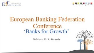 EBF Conference quotBanks for Growthquot  Panel 1 Are growth and stability compatible [upl. by Lillywhite]