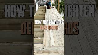 How to straighten deck boards [upl. by Stuckey]