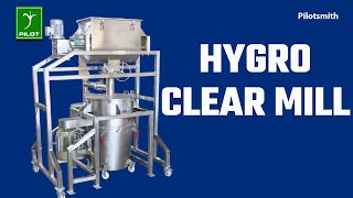 Hygro Clear Mill  Hygroscopic Material Grinding [upl. by Eleirbag]