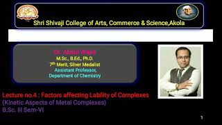 Factors affecting Lability of Complexes [upl. by Inajar849]