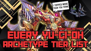 Ranking Every Single Archetype in YGO  Tier List [upl. by Nicolas]