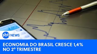 🔴SBT News na TV PIB do Brasil cresce 14 no segundo trimestre de 2024 [upl. by Ecissej805]