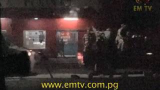 PNGDF Soldiers Confrontation with Police Officers Turns Violent [upl. by Lael]