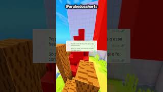 O PAI DELA foi BUSCAR CIGARRO e NÃO VOLTOU minecraft viralvideo shorts [upl. by Ihcekn]