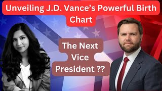 UNVEILING JD VANCES POWERFUL CHART  THE NEXT VICE PRESIDENT OF US [upl. by Zelig]