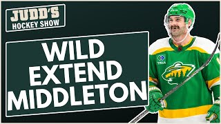 Minnesota Wild extend Jake Middleton what to make of free agent signings [upl. by Yarb]