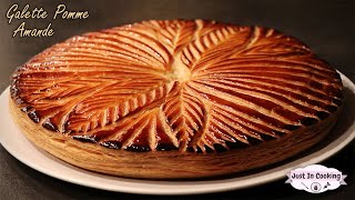 Recette de Galette des Rois Pomme Amande [upl. by Ayama982]