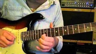 VOODOO CHILD Stevie Ray Vaughan GUITAR SOLO LESSON [upl. by Nunnery703]