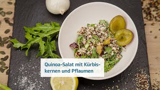 QuinoaSalat mit Kürbiskernen und Pflaumen  Rezepte [upl. by Mayer]