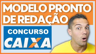 INTRODUÇÃO  Modelo Pronto Redação CAIXA 2024  Fórmula do Concurso  Profinho [upl. by Oicneserc801]