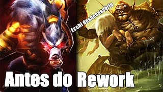 Antes do Rework Ecchi Desnecessário kk Urgot e Warwick Antigos [upl. by Vivien757]