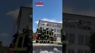 07072024 Feuer im WestfalenblattVerlagsgebäude in Bielefeld Schildesche [upl. by Mercorr]