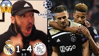 REAL MADRID 14 AJAX REACTION  201819 Champions League Round of 16 [upl. by Ecaidnac]