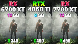 RX 7700 XT vs RTX 4060 Ti vs RX 6700 XT  Test in 8 Games [upl. by Nosoj]